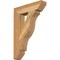 Ekena Millwork Funston Slat Rough Sawn Bracket, Western Red Cedar, 4"W x 18"D x 26"H BKT04X18X26FST06RWR - alternate 1